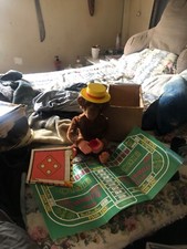 Vintage Musical Jolly Chimp In Original Box - Does not work