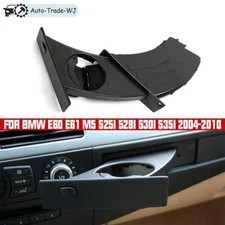 Black Dashboard Cup Holder For BMW E60 E61 M5 525i 528i 530i 535i 2004-2010 Left