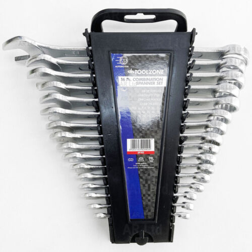 Combination Spanner Wrench Set. 16 Metric Spanners 6-22mm Open End & Ring - Picture 9 of 9