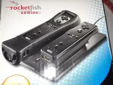 Rocketfish Gaming Wii Induction Charger Bundle Rechargeable Batteries