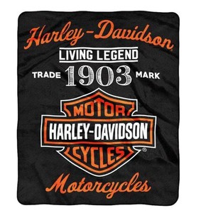Harley-Davidson® Bar & Shield 1903 Legend Fleece Throw ...