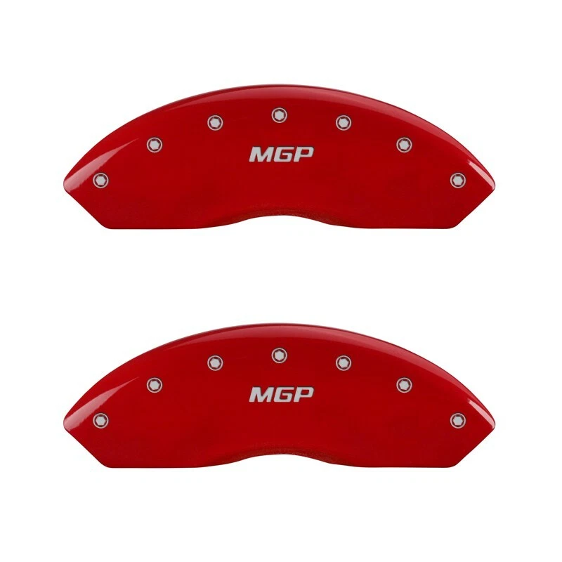 BMW 335i 335is xDrive 2013-2015 cubiertas de pinza de freno delanteras + traseras rojas "MGP" 4 piezas Foto 2 de 4