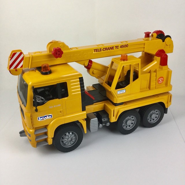 Bruder MAN TeleCrane TC 4500 Truck 116 Scale Used eBay