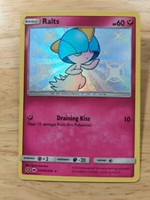 Ralts SV34/SV94 Hidden Fates Holo Foil Rare Pokemon Card