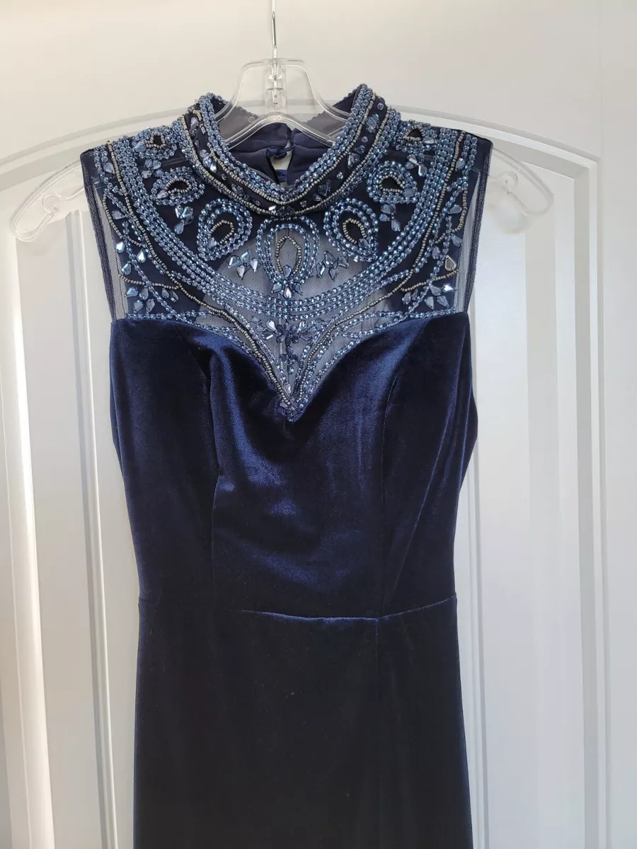 Blue velvet deals dress windsor