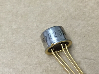 (1 PC) FAIRCHILD  2N2223A  Bipolar Junction Transistor, Pair, NPN Type  OLD GOLD