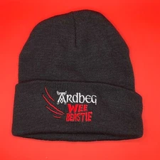 Ardbeg Islay Single Malt Whisky Wee Beastie Knit Cuffed Beanie Cap Hat