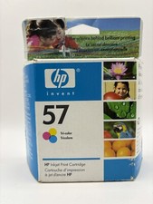 Genuine HP 57 Tri-Color Ink Cartridge Inkjet Printer Expired