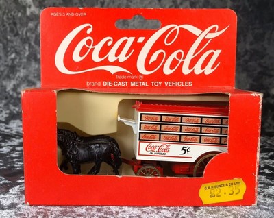 coca cola die cast metal toy vehicles