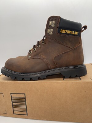 Tried On CAT P89586 Men's Second Shift Steel Toe Work Boots