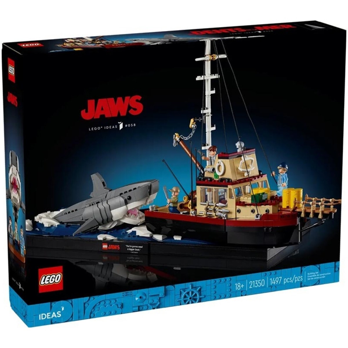 LEGO Ideas #058 ✨ Jaws (21350) ✨ In Hand