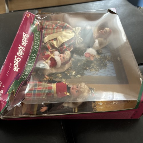 Muñecas Barbie Kelly y Stacie Holiday Sisters 1998 Mattel nuevas en stock - Imagen 9 de 12