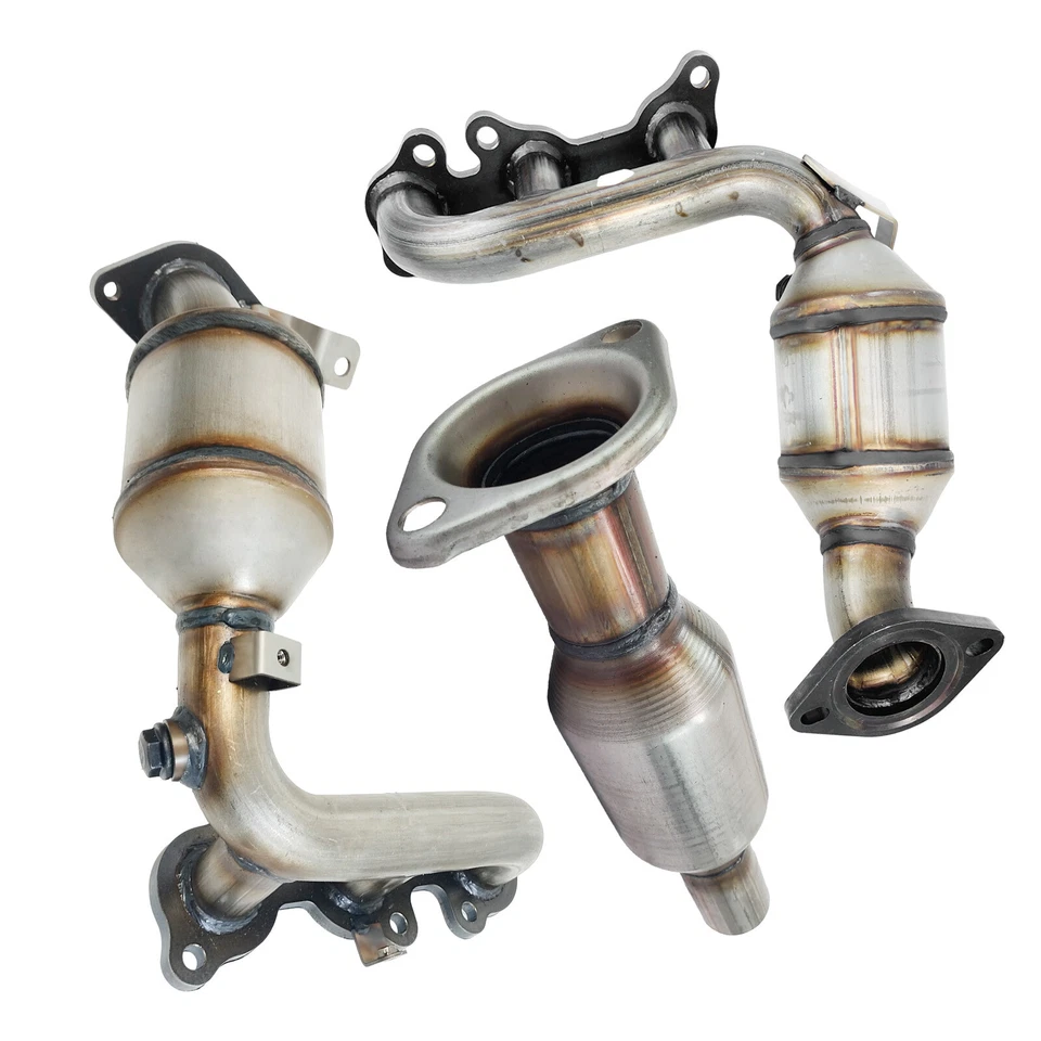 Front & Rear Catalytic Converters For 2004-2007 Toyota Highlander AWD - Image 2 of 4