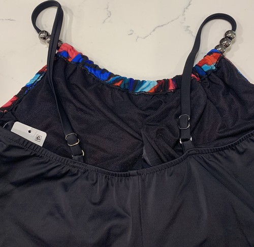 Magicsuit BLACK/MULTI Expressionist Lisa One Piece Swimsuit, US 16 - Picture 10 of 14