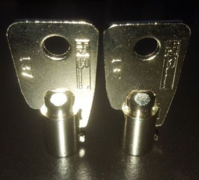 #ad 2 New Husky Keys Code Cut A2001 A2019 Tubular Round Ace Key $11.95
