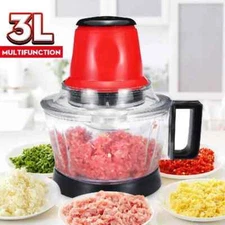 3L Extra Large Powerful Electric Multifunction Food Meat Grinder Mincer Blender