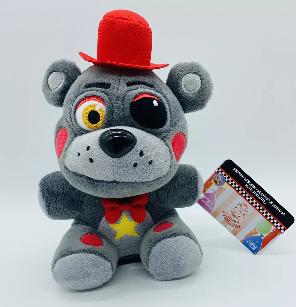 Fnaf Five Nights At Freddy&#39;s Pizza Gray Lefty Freddy Plush Figure  Toy 20cm