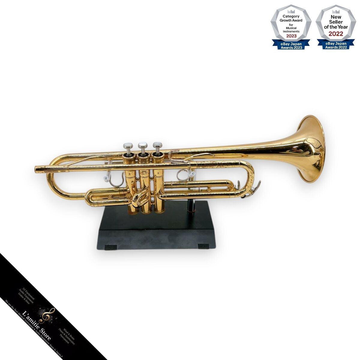 YAMAHA YTR-637 Trumpet Gold Vintage Model supervised by YAMAHA YTR-637 Trumpet Gold Vintage Model supervised by