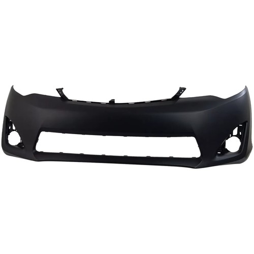 New Front Primed Bumper Cover For 2012-2014 Toyota Camry L LE XLE TO1000378 - Picture 4 of 9