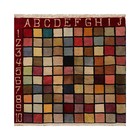 3'7''x3'7" Square Multi Hand Knotted Modern & Contemporary Wool Area Rug