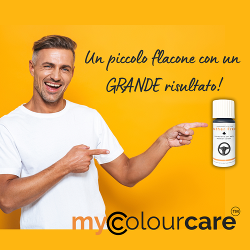 Mycolourcare Kit Ritocco Volante Pelle NERO rinnovo colorazione vernice ecopelle - Afbeelding 13 van 13