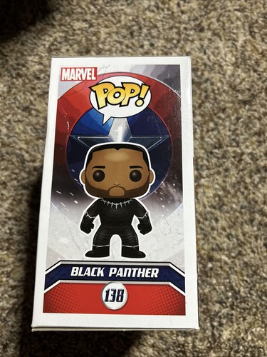 funko pop! Bürgerkrieg schwarzer Panther unmaskiert 138 Walgreens exklusiv - Bild 4 von 6