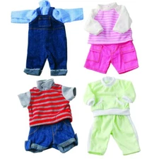 Constructive Playthings Washable Baby Doll Clothes for 12-14 Inch Dolls,... 