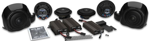 Hogtunes Wild Boar Whole Hog 900 Watt Amp 6 Speaker Audio Kit Harley Touring 14+ - Picture 1 of 6