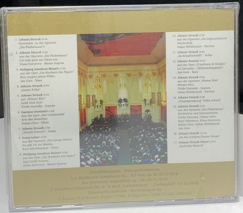 Johann Strauss Wolfgang Amadeus Mozart By Wiener Hofburgorchester Music CD - Picture 2 of 5