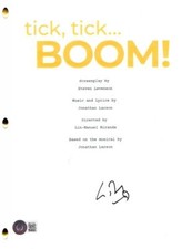 LIN MANUEL MIRANDA SIGNED TICK TICK BOOM FULL SCRIPT AUTOGRAPH BECKETT LIN MANUEL MIRANDA SIGNED TICK TICK BOOM FULL SCRIPT AUTOGRAPH BECKETT