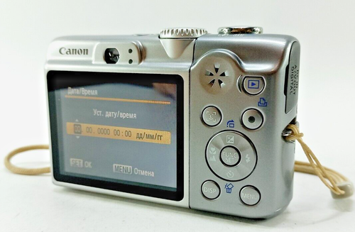 Canon PowerShot A1100 IS 12.1MP Digital Camera - Silver-Gr Tested Works Full set - Picture 6 of 18