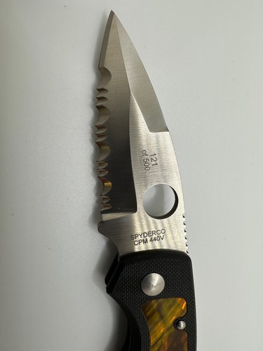 Neu Spyderco/Native 5/Wurzelbier Inlay G10/440V/C41GPSI/Auslauf selten - Bild 9 von 13