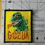 thumbnail 2  - Godzilla Fire Breathing Yellow Patch 4 inches tall