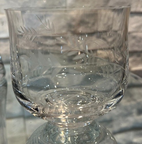 Gorgeous Rare WILLIAM YEOWARD Wisteria Fern Etched Crystal - Picture 13 of 17