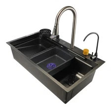 Thickened Large Capacity Stainless Steel Kitchen Sink For Home