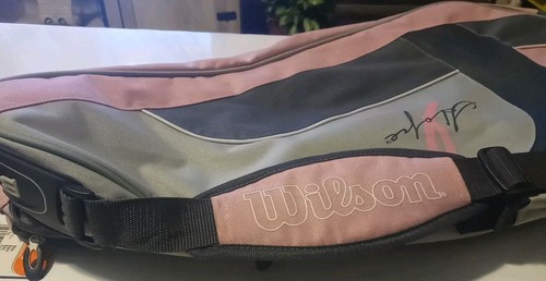 Raqueta de tenis Wilson bolso de hombro concienciación sobre el cáncer de mama rosa/gris - Imagen 3 de 4