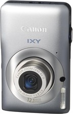 Canon IXY 200F Digital Camera Silver 14.1MP 4x Zoom Compact Tested Japan Used