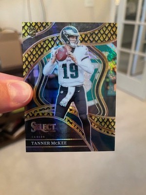 2023 Panini Select Tanner McKee #218 Gold Dragon Scale Rookie RC /10