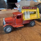 Vintage 1930s Metalcraft Coca-Cola Delivery Truck w/ Bottles | White Motor Co.