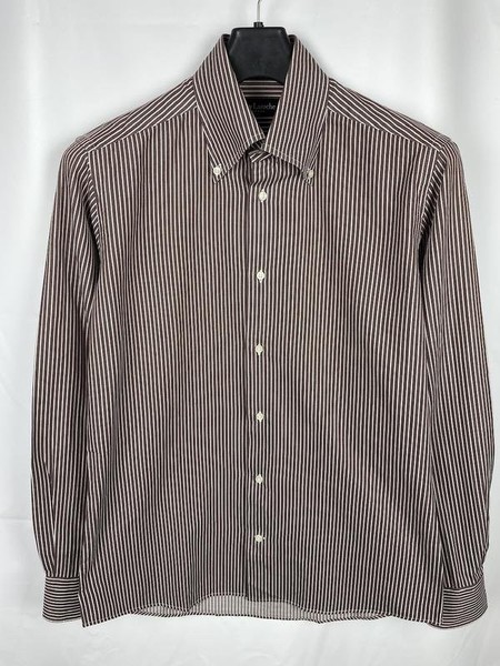 Men Guy Laroche Shirt Brown 36 / S / 44