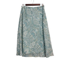 Vintage Y2K Dressbarn Skirt Size Large A-Line Paisley Fairy Boho Grunge Flowy