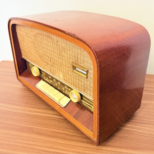 RADIO VINTAGE ELECTRONICA CARMEN 3 ANNI 60 A VALVOLE DESIGN SCANDINAVO RETRÓ - Foto 5 di 12