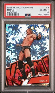 2023 PANINI REVOLUTION WWE KABOOM! #3 TRIPLE H PSA 10