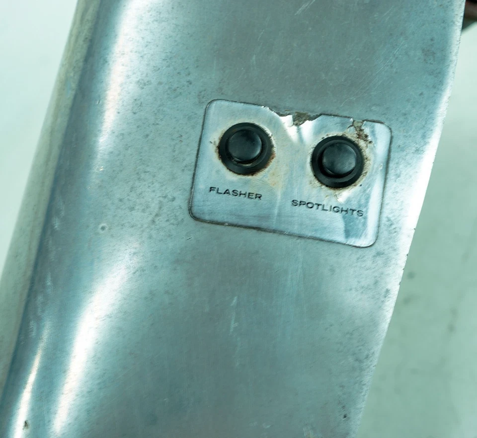 1980 Harley Electra Glide Touring OEM farol esquerdo 1 capa capuz Nacelle 1353 - Imagem 2 de 4