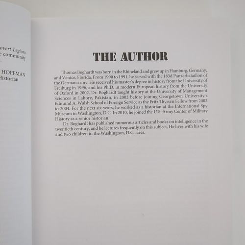 Covert Legions Espionage Intelligence History Softcover Book Thomas Boghardt - Picture 12 of 24