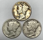 1931, 1931-D and 1931-S 10C Mercury Dimes 90% Silver (See Description)