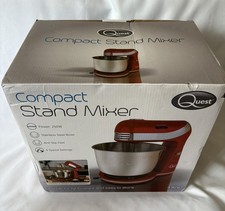 Quest Compact Stand Mixer - 3ltr -6 Speed - Red - Brand New Kitchen Mixer