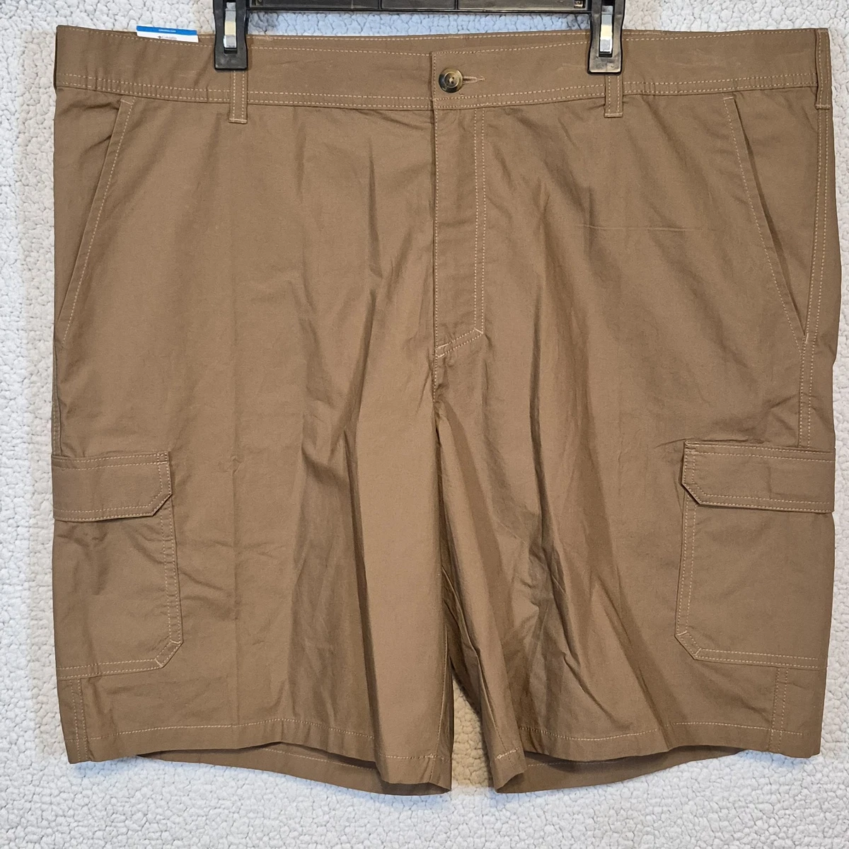 Short Cargo Coton Homme Camel KARIBAN sur