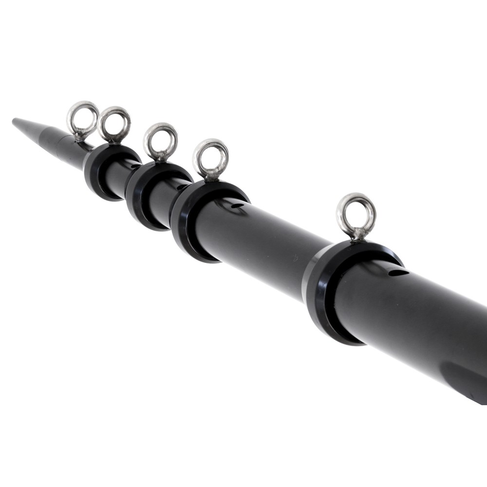 Tigress XD Telescoping Aluminum Outrigger Poles - 15' - 1-1/8" OD Black 88923...
