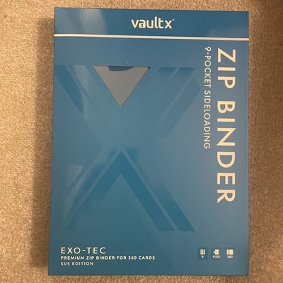 Vault X SV5 Temporal Forces 9-Pocket Premium Zip Binder Pokemon